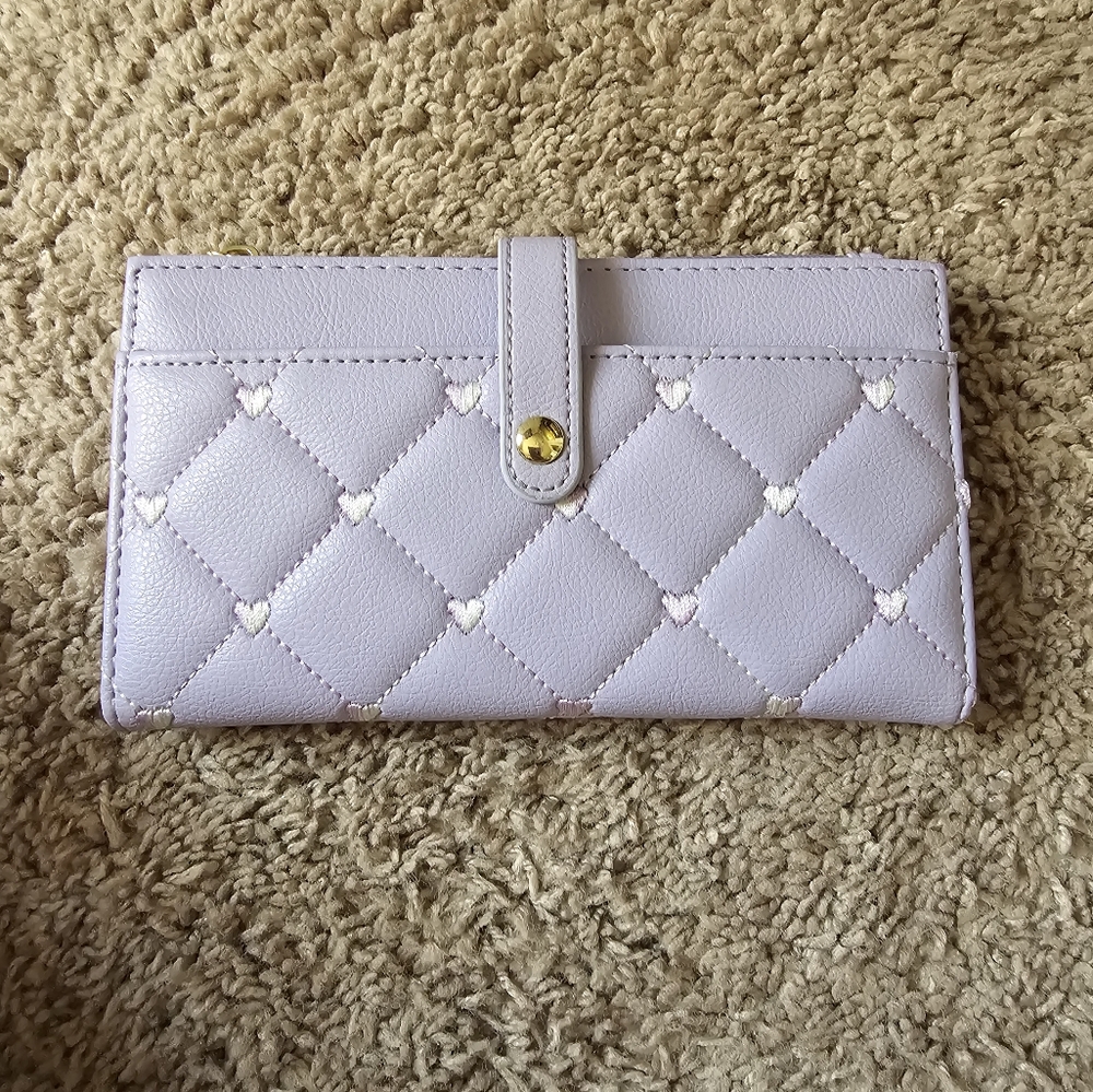 Betsey Johmson Lavender Quilted Women's Wallet